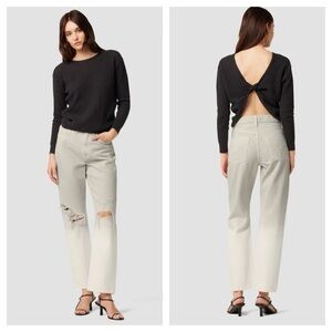 HUDSON jeans Jade High-Rise Straight Loose Fit Jean size 24